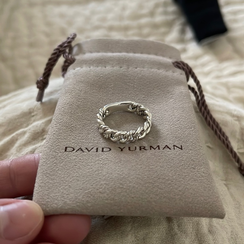 David Yurman Belmont Curb Link Narrow Ring